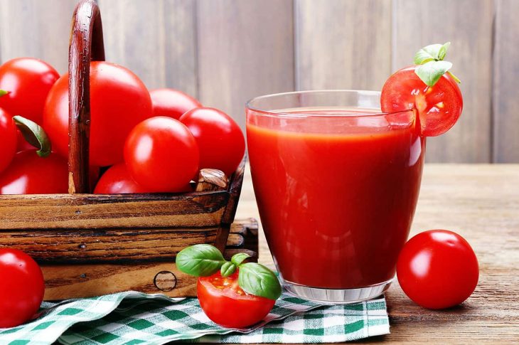 Suc din pulpă de roşii