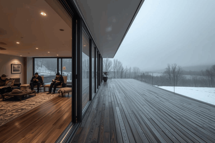 Ușă culisantă termopan